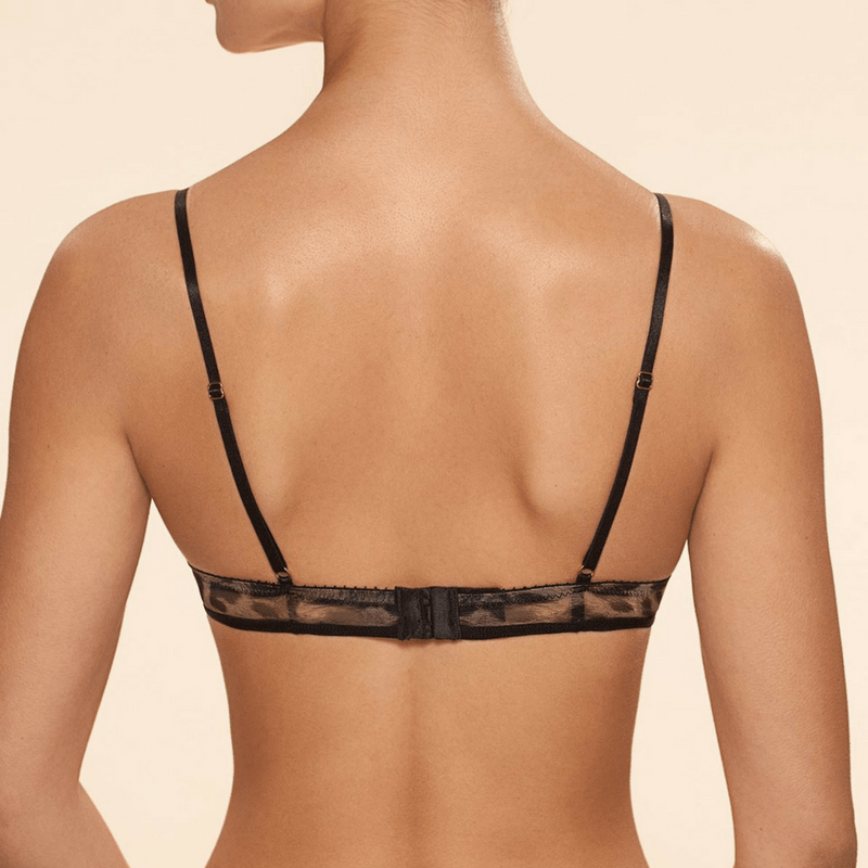 Ajour Burlesca Sheer Lace Triangle Wireless Bra