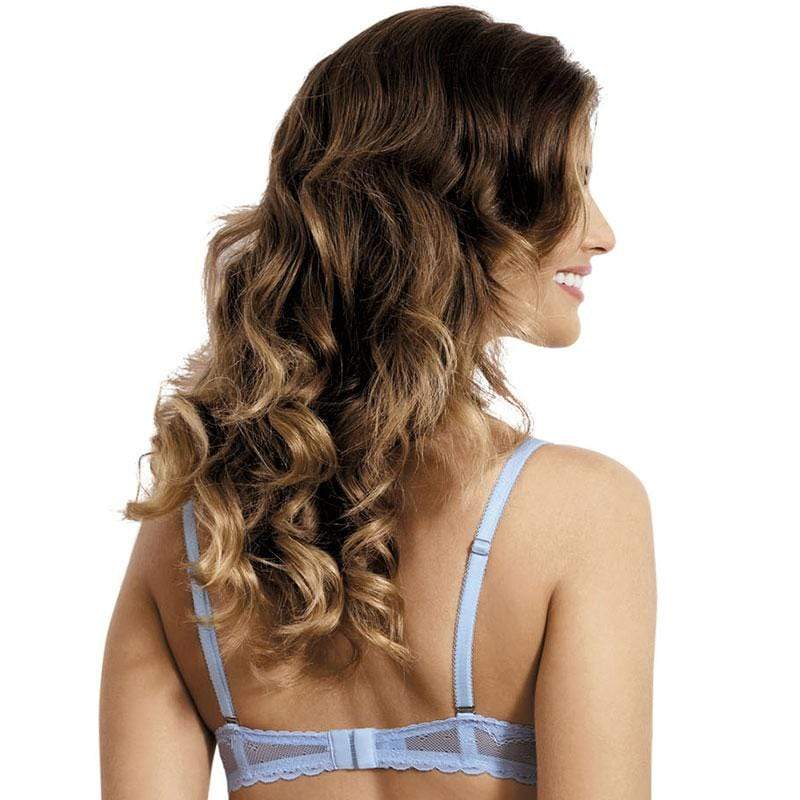 Sheer Lace Triangle Plunge Bra
