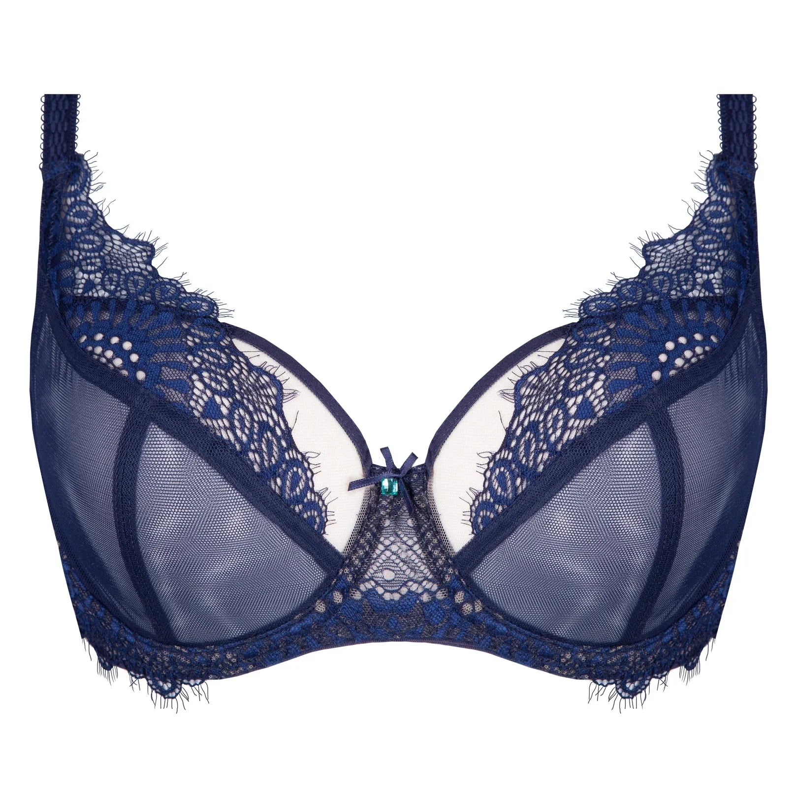 Unikat Sari Sheer Lace Soft Cup Underwire Bra-1